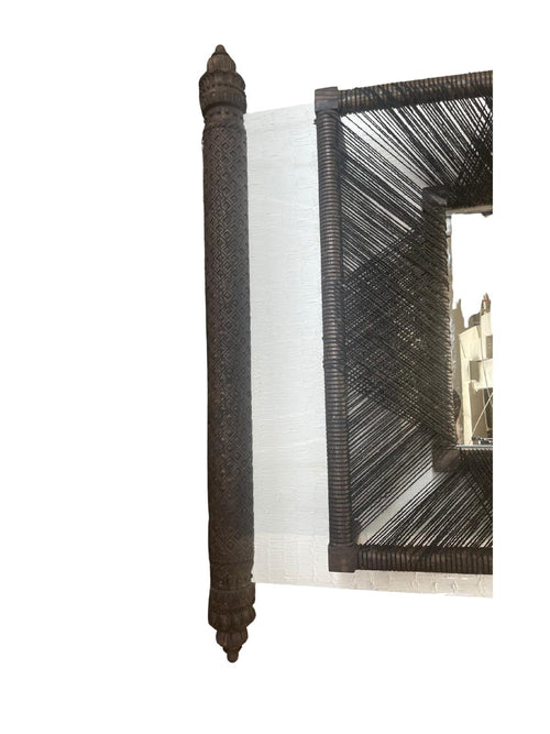 Big jibs rope wall mirror