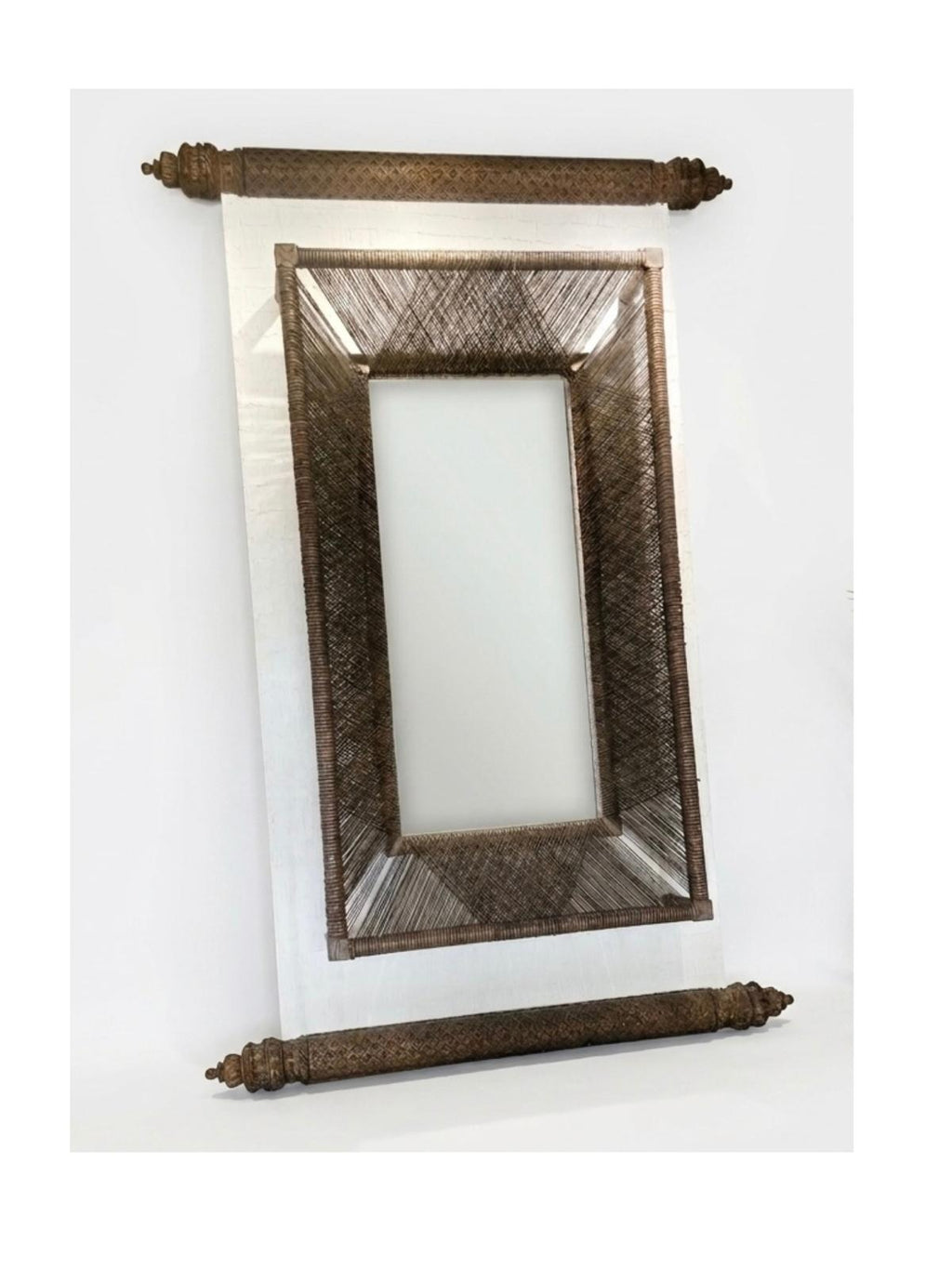 Big jibs rope wall mirror