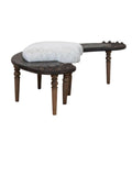 Half a circle bench