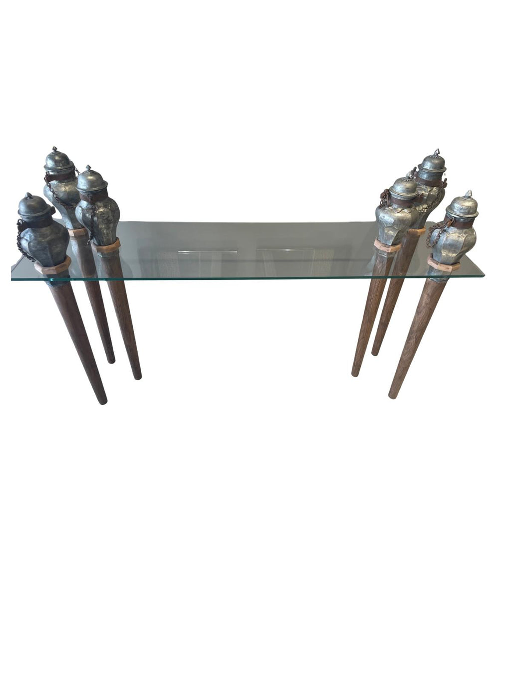 Iraqi Antique water vessel console