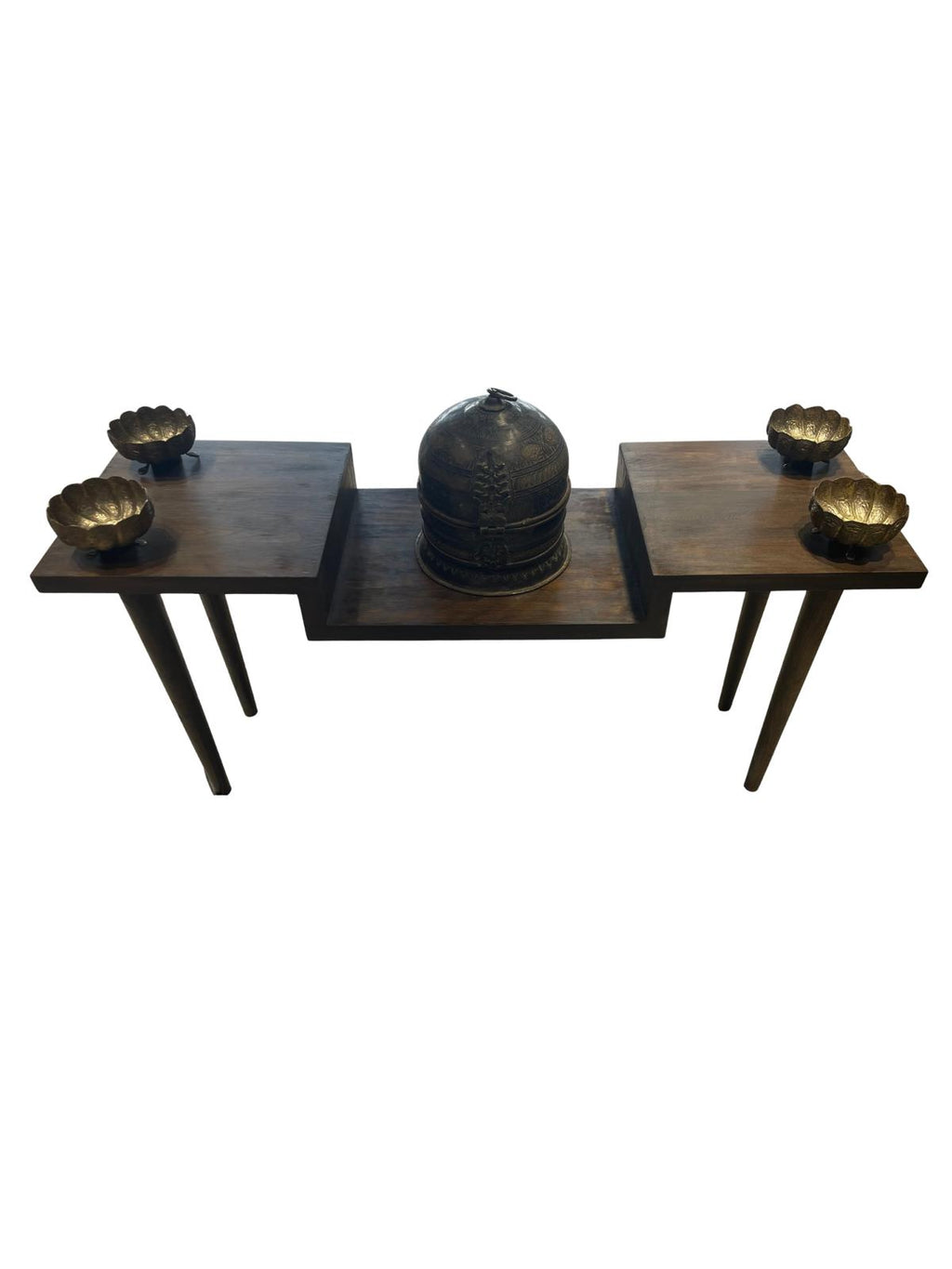 E 28     Mogul Indian Bronze Console