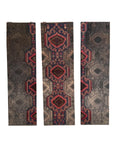 Triple set carpet carved wall art