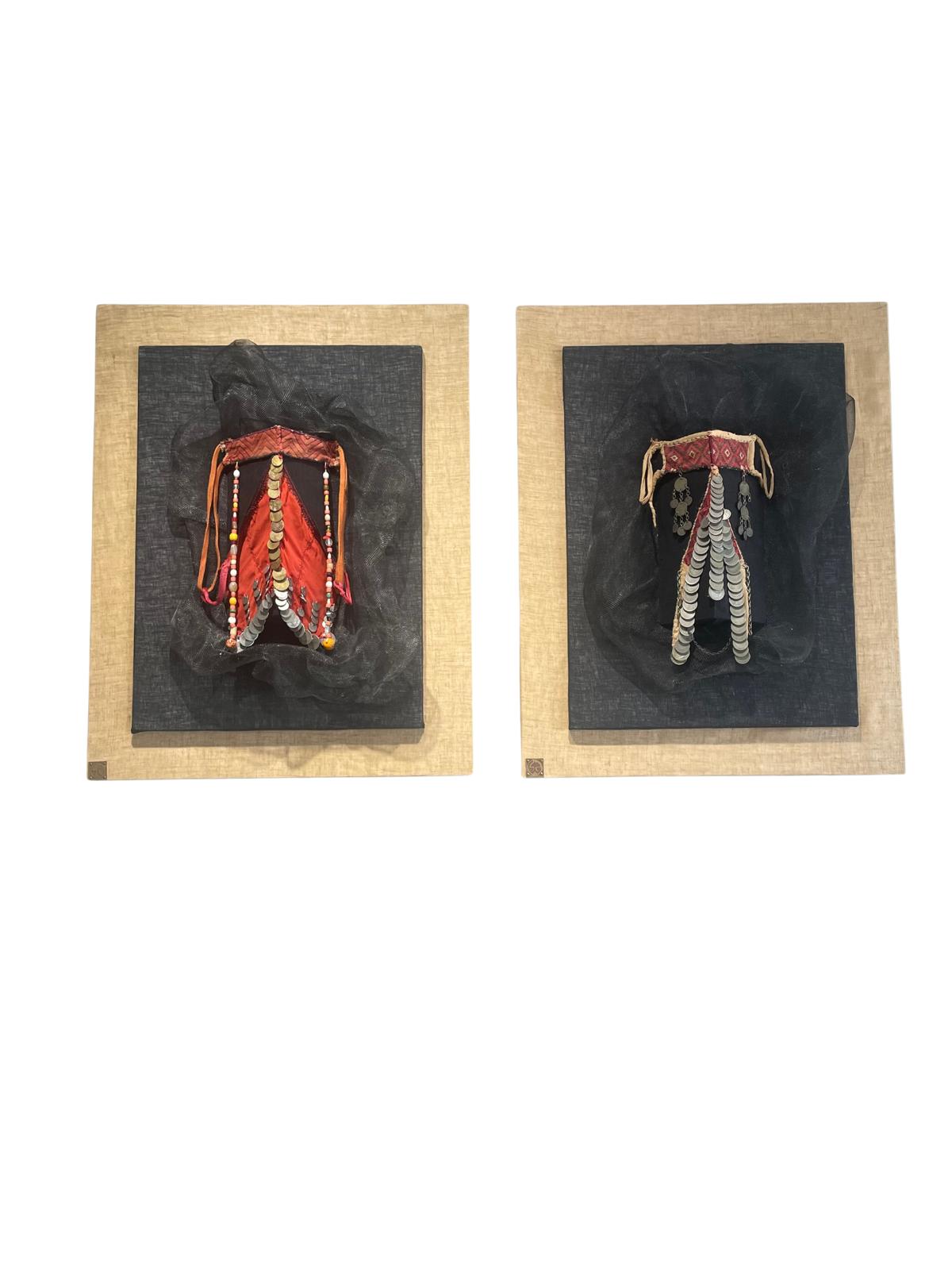 Twin set burqaa wall art