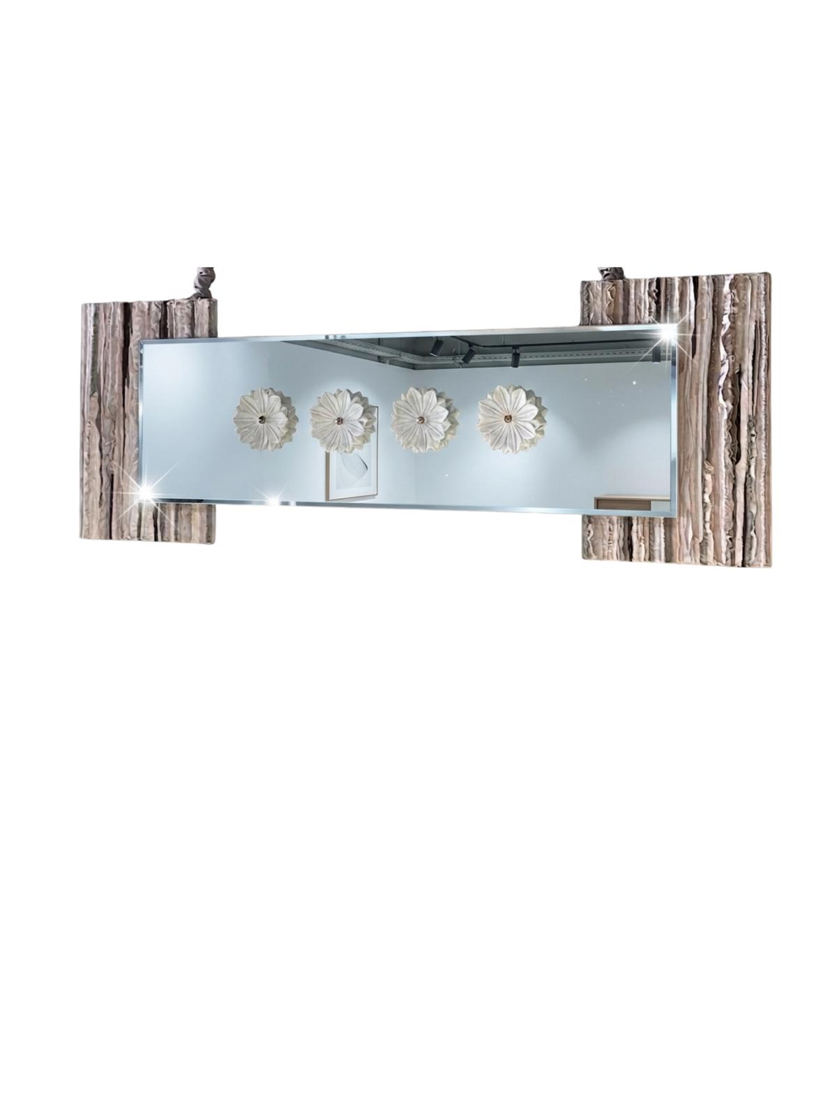 E 44     Flower mirror wall art