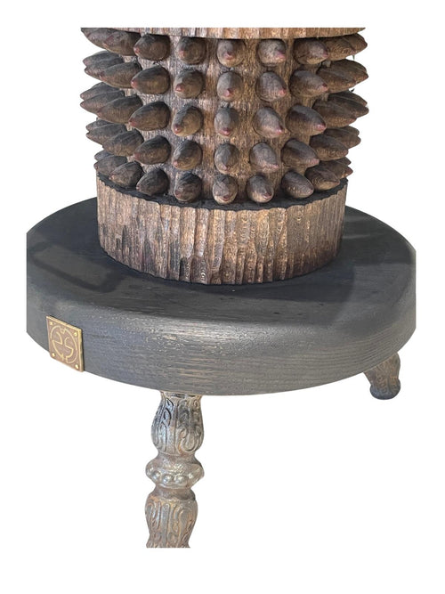 E 13     Indian Vintage wooden bowl